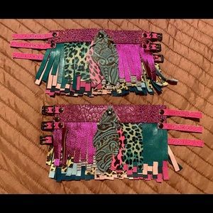 Southern Sass & Fringe boot buckles. Only worn twice.